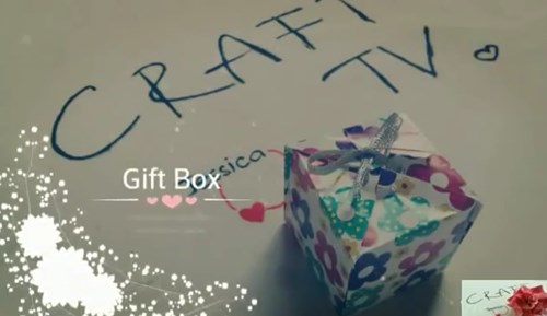 Làm hộp quà bằng giấy đơn giản